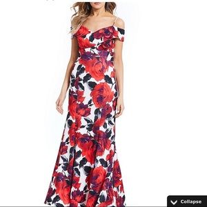 Gorgeous floral Spring gown
